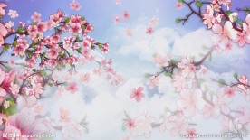 桃花盛开民族舞蹈LED视频素材