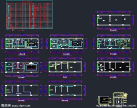 美容院设计施工图