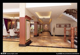 别墅过道设计效果图