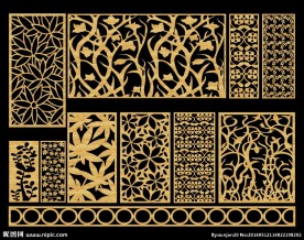 镂空雕花