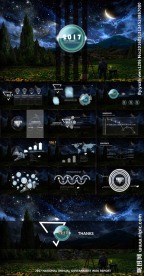 梵高星空科技商务PPT