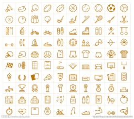 运动 线性 矢量 图标