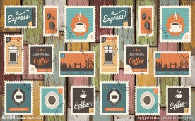 个性卡通图案背景墙