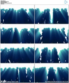 商务人行走剪影