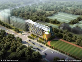 学校运动场鸟瞰