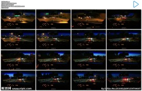 夜晚开车高速路驾驶