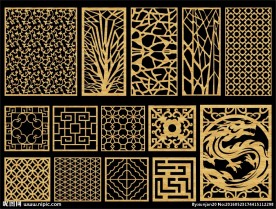 镂空雕花