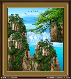 巨幅山水风景