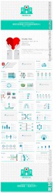 清新高雅医疗健康系统通用PPT
