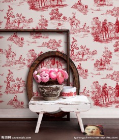 墙纸效果图