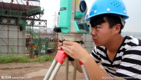 中铁铁建员工全站仪试验检测测量