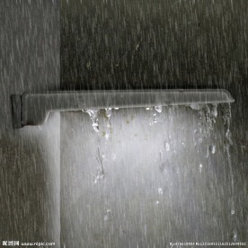 灯饰下雨效果图