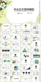 清新毕业论文答辩模板