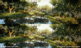 森林生态园场景