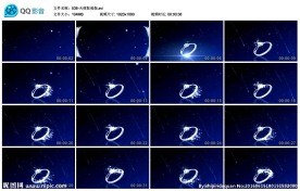 婚礼婚庆天使翅膀取戒指背景视频