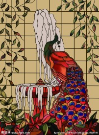 孔雀装饰画