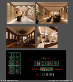 某美甲店完整CAD素材