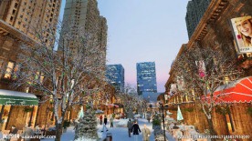 雪景商业街