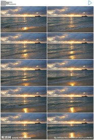 4K夏威夷海上日出