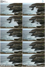 4K夏威夷大海海浪浪花