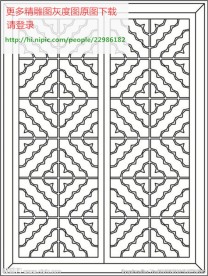 屏风精雕线图 镂空JDP