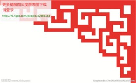 花格角花镂空通花窗格精雕线条图