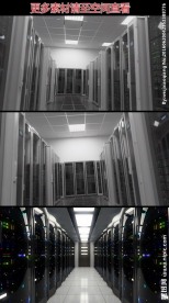 数据中心机房服务器视频素材