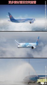 南方航空飞机天空飞行高清实拍视