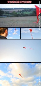 放风筝高清实拍视频素材