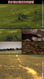 草原群马奔跑实拍视频素材