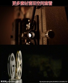 老式电影放映机高清实拍视频素材