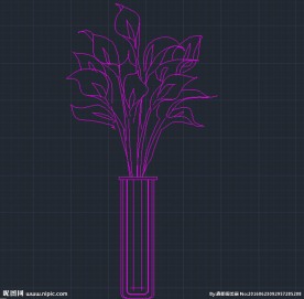 CAD 花瓶 装饰品