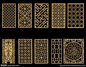 镂空雕花