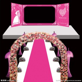 婚礼 酒店KT板子包框