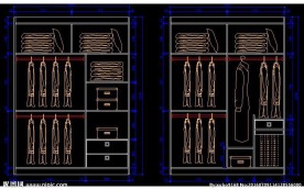 10款方案CAD衣柜