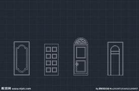 门套 cad