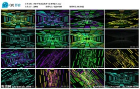线条灯光变换动感高清酒吧素材