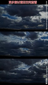 乌云蔽日高清实拍视频素材