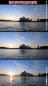 悉尼歌剧院日出高清实拍视频素材