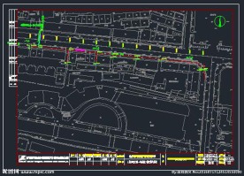 新余市站前西路燃气管道竣工图