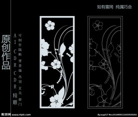 镂空雕花 移门图案