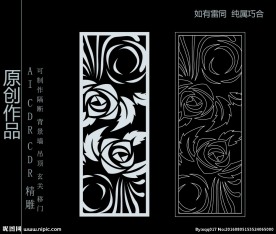 镂空雕花 移门图案