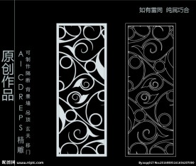 镂空雕花 移门图案  隔断图案