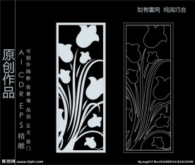 镂空雕花 移门图案  隔断图案