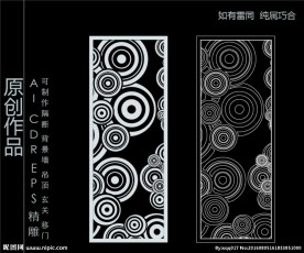 镂空雕花 移门图案  隔断图案