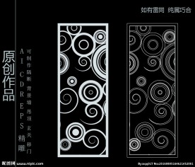 镂空雕花 移门图案  隔断图案