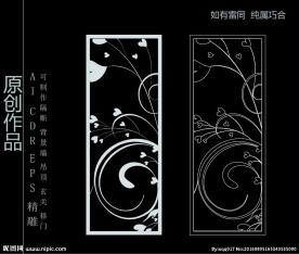 镂空雕花 移门图案