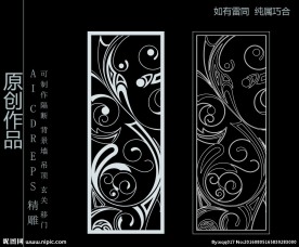 镂空雕花 移门图案