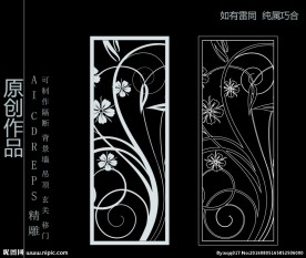 镂空雕花 移门图案