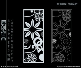 镂空雕花 移门图案